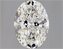 Natural Diamond 0.72 Carats, Oval with  Cut, G Color, VVS1 Clarity and Certified by GIA