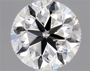 Picture of Natural Diamond 0.91 Carats, Round with Very Good Cut, E Color, SI1 Clarity and Certified by GIA