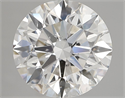 Natural Diamond 3.01 Carats, Round with Excellent Cut, F Color, SI2 Clarity and Certified by GIA