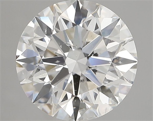 Picture of Natural Diamond 3.01 Carats, Round with Excellent Cut, F Color, SI2 Clarity and Certified by GIA