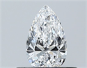 Diamante Natural 0.31 quilates, De pera , Color D, claridad VVS1 y certificado GIA