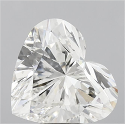 Picture of Lab Grown Diamond 6.00 Carats, Heart with  Cut, Fancy Vivid Blue Color, VS1 Clarity and Certified by IGI