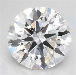 Picture of Lab Grown Diamond 3.12 Carats, Round with Excellent Cut, D Color, VVS1 Clarity and Certified by GIA