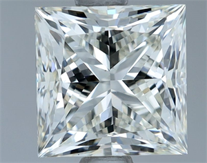 Picture of Natural Diamond 1.50 Carats, Princess with  Cut, L Color, VS1 Clarity and Certified by GIA