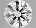 Lab Grown Diamond 6.08 Carats, Round with Ideal Cut, E Color, VVS2 Clarity and Certified by IGI