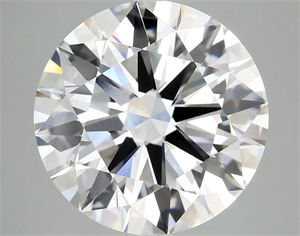 Picture of Lab Grown Diamond 6.08 Carats, Round with Ideal Cut, E Color, VVS2 Clarity and Certified by IGI