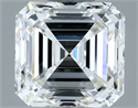 Natural Diamond 1.00 Carats, Asscher with  Cut, G Color, VVS2 Clarity and Certified by IGI