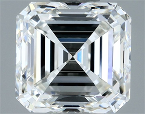 Picture of Natural Diamond 1.00 Carats, Asscher with  Cut, G Color, VVS2 Clarity and Certified by IGI