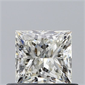 Natural Diamond 0.60 Carats, Princess with  Cut, K Color, VS1 Clarity and Certified by GIA