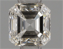 Natural Diamond 0.52 Carats, Asscher with  Cut, H Color, VS1 Clarity and Certified by IGI