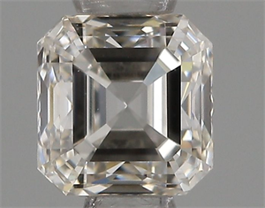Picture of Natural Diamond 0.52 Carats, Asscher with  Cut, H Color, VS1 Clarity and Certified by IGI