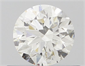 Diamante Natural 0.44 quilates, Redondo , Color H, claridad VVS1 y certificado GIA