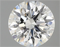 Del inventario de diamantes de laboratorio, 1.02 quilates, Redondo , Color F, claridad VVS2 y certificado IGI