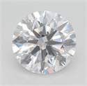 Lab Grown Diamond 3.29 Carats, Round with Excellent Cut, D Color, VVS1 Clarity and Certified by GIA