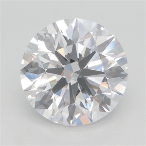 Picture of Lab Grown Diamond 3.29 Carats, Round with Excellent Cut, D Color, VVS1 Clarity and Certified by GIA