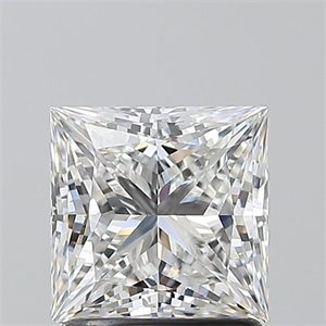 Foto Diamante Natural 1.50 quilates, Princesa , Color F, claridad VS1 y certificado GIA de