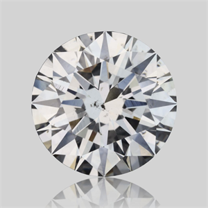 Foto Diamante Natural 1.70 quilates, Redondo , Color H, claridad SI1 y certificado GIA de