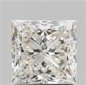 Natural Diamond 1.50 Carats, Princess with  Cut, K Color, VS1 Clarity and Certified by GIA