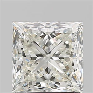 Picture of Natural Diamond 1.50 Carats, Princess with  Cut, K Color, VS1 Clarity and Certified by GIA