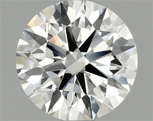 Picture of Lab Grown Diamond 1.27 Carats, Round with Ideal Cut, G Color, VVS2 Clarity and Certified by IGI