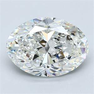 Foto Diamante Natural 4.01 quilates, Ovalado , Color H, claridad VS2 y certificado GIA de