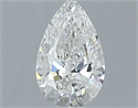 Diamante Natural 0.51 quilates, De pera , Color F, claridad VVS2 y certificado GIA