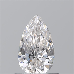 Picture of Natural Diamond 0.71 Carats, Pear with  Cut, F Color, VVS1 Clarity and Certified by GIA