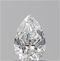 Diamante Natural 0.70 quilates, De pera , Color D, claridad VVS1 y certificado GIA
