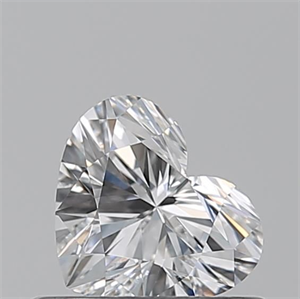 Picture of Natural Diamond 0.51 Carats, Heart with  Cut, E Color, VS1 Clarity and Certified by GIA