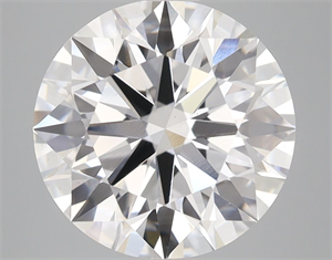 Picture of Lab Grown Diamond 4.52 Carats, Round with Ideal Cut, D Color, VS1 Clarity and Certified by IGI