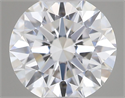 Natural Diamond 0.40 Carats, Round with Excellent Cut, F Color, VVS2 Clarity and Certified by GIA