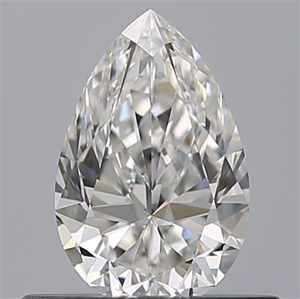 Picture of Natural Diamond 0.42 Carats, Pear with  Cut, D Color, VVS1 Clarity and Certified by GIA