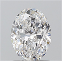 Natural Diamond 1.01 Carats, Oval with  Cut, D Color, VS1 Clarity and Certified by GIA