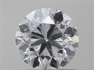 Picture of Natural Diamond 0.70 Carats, Round with Very Good Cut, D Color, SI2 Clarity and Certified by GIA