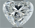 Natural Diamond 1.80 Carats, Heart with  Cut, I Color, SI2 Clarity and Certified by GIA