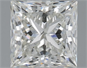 Natural Diamond 1.20 Carats, Princess with  Cut, J Color, SI1 Clarity and Certified by GIA