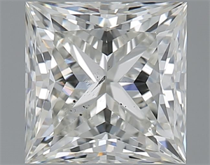 Picture of Natural Diamond 1.20 Carats, Princess with  Cut, J Color, SI1 Clarity and Certified by GIA