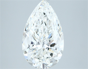 Picture of Natural Diamond 3.21 Carats, Pear with  Cut, F Color, SI2 Clarity and Certified by IGI