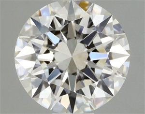 Picture of Natural Diamond 0.49 Carats, Round with Excellent Cut, I Color, VVS1 Clarity and Certified by GIA