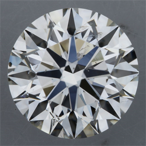 Picture of Natural Diamond 1.01 Carats, Round with Very Good Cut, G Color, SI2 Clarity and Certified by GIA