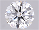 Del inventario de diamantes de laboratorio, 0.73 quilates, Redondo , Color D, claridad VVS2 y certificado IGI