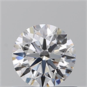 Natural Diamond 0.70 Carats, Round with Excellent Cut, D Color, VVS1 Clarity and Certified by GIA