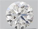 Natural Diamond 0.50 Carats, Round with Very Good Cut, F Color, SI1 Clarity and Certified by GIA