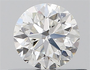 Foto Diamante Natural 0.50 quilates, Redondo , Color F, claridad SI1 y certificado GIA de