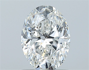 Foto Diamante Natural 1.01 quilates, Ovalado , Color F, claridad SI2 y certificado GIA de