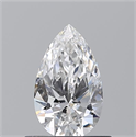 Diamante Natural 0.50 quilates, De pera , Color E, claridad VS2 y certificado GIA