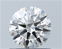 Diamante Natural 0.58 quilates, Redondo , Color F, claridad VS1 y certificado GIA
