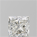 Natural Diamond 1.51 Carats, Princess with  Cut, J Color, SI1 Clarity and Certified by GIA