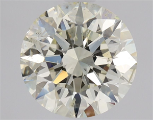 Picture of Natural Diamond 2.02 Carats, Round with Excellent Cut, L Color, SI2 Clarity and Certified by HRD