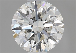 Picture of Natural Diamond 0.40 Carats, Round with Excellent Cut, J Color, VS2 Clarity and Certified by GIA